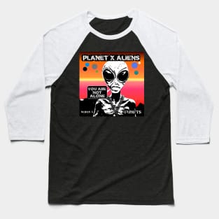 Funny Sci Fi 80'S Retro Aliens Baseball T-Shirt